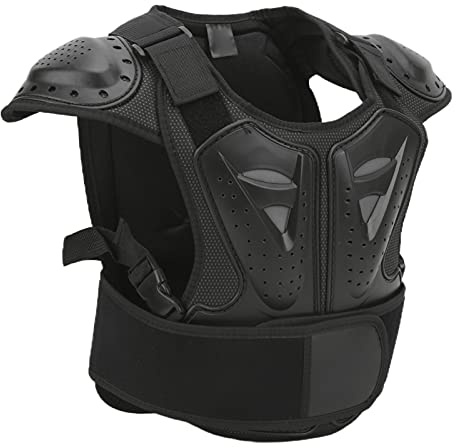 Dioche Skyddsväst Riding Armor Väst för Motorcykel och - Skyddande Bröstryggsutrustning för Barn, PE Shell & EVA-skum Slagtålighet med Reflekterande Design