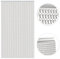 VerRich Chain Curtain Door Fly Screens 90 x 205cm Aluminium Insect Screen for doorways Silver