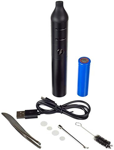 Storm Vaporizer Pen V2 with Glass Mouthpiece New and Improved Version - USB-C - Better Airflow and Better Removable Battery