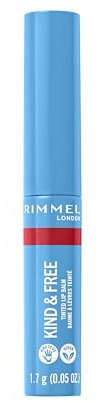 Rimmel, Kind & Free, Bálsamo labial con color, 006 Berry Twist, 1.7 g