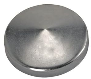 Chapeau de pilier rond en acier - 101 mm
