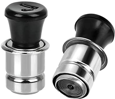 JNNJ 2 Stück Auto Zigarettenanzünder Stecker 20mm, 12V Netzstecker Zigarettenanzünder-Stecker Druckknopfersatz Für Die Meisten Kfz Konsolenteile Konsolen-Komponenten