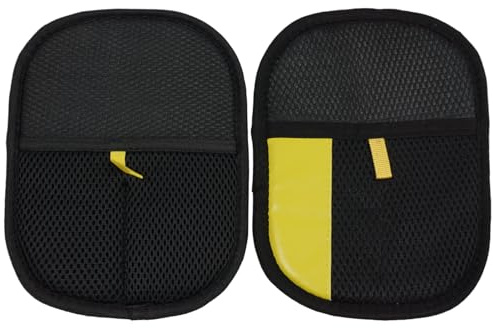 Lot de 2 gants pour épilation des poils d'animaux - Gants magnétiques pour chat - Double face - Réutilisables - Pour canapé, tapis, vêtements et meubles