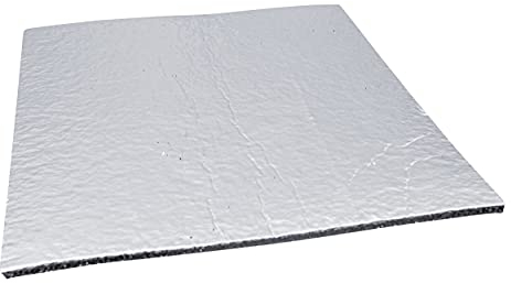 25 Stück PREMIUM Unterlage 200x200x5 mm für den Boden, alukaschierte Gummigranulatunterlage Hochwertige Gummimischung Gummigranulat Gummipad Terrassenpad Terrassenbau Antirutschmatte MADE IN GERMANY