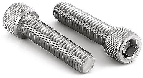 MewuDecor 1/4-20 x 2 Socket Head Cap Screws, Allen Socket Drive, Stainless Steel 18-8 (304), Full Thread, Bright Finish, Machine Thread, 25 PCS