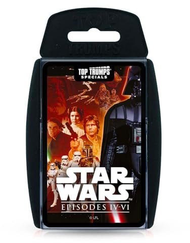 Top Trumps Star Wars Episoden 4–6 Specials Kartenspiel, Spielen mit Luke Skywalker, Darth Vader, Emperor Palpatine und Obi-Wan Kenobi, pädagogisch für 2 Spieler und ein tolles Geschenk für Kinder ab 6
