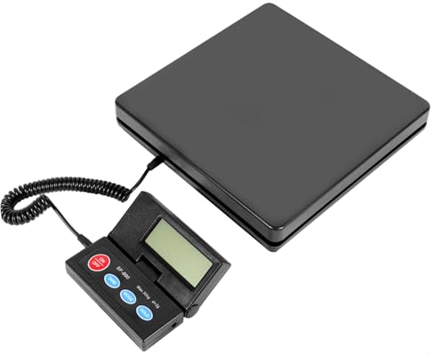 Paketwaage 2g-50Kg Präzisionswaage Briefwaage Tisch Elektronische Plattformwaage - Schwarz 50kg Maximalgewicht für Fabrik Apotheke Hardware-Shop Express Verpackung