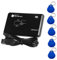 AOAMZ Lector de tarjetas RFID IC 14443A USB sin contacto + 5 llaves repetidoras de chip RFID de 13,56 MHz