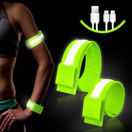 Ainiv Reflekterande USB uppladdningsbar reflekterande LED-rem