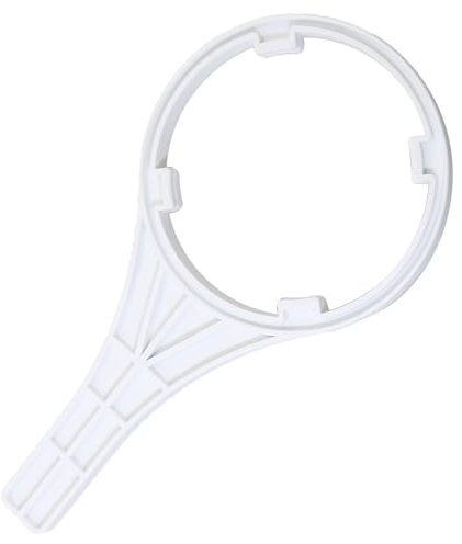 heyous Filter Housing Wrench Water Purifier Wrench White ABS Plastic Reverse Osmosis Water Purifier Spanner for 10 Inch High Capacity Domestic Systems