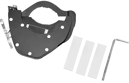 Keenso Verrouillage de L'accélérateur de Moto, Guidon de Commande de Moto, Contrôle de Vitesse Réglable par le Pouce avec Conception en Acier Inoxydable Antirouille pour les Longs (bas)