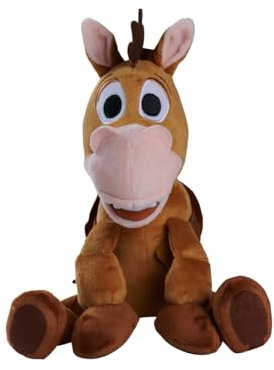 Disney Pixar Toy Story 5 Peluche Bullseye - Doudou (25 cm) de Toy Story, Cheval en Peluche Douce, idée Cadeau pour Enfants et Fans, à partir de 0 Mois