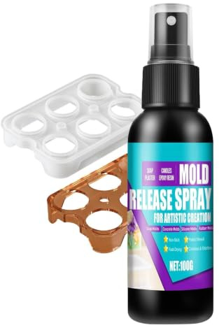 Spray desmoldante para resina, moldes 100g Agente Antiadherente