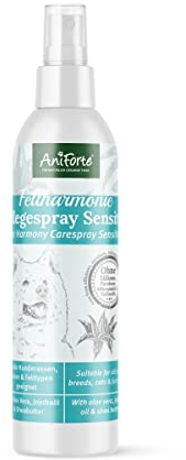 AniForte Fellharmonie Pflegespray Sensitive 200ml – Sanfte Fellpflege für Hunde & Katzen, Entwirrungsspray zur Entfilzung & als Kämmhilfe