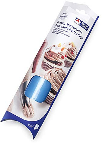 Einweg-Spritzbeutel (Kunststoff PE), Maximum Grip blau, 26 Stck., 53,0x27,5x0,0075 cm