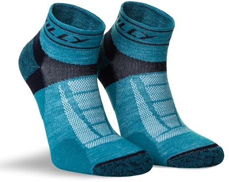 Hilly Unisex Trail - Quarter - Med Cushioning, Running Sock