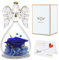 Miofula Ewige Rose im Engel Figur Geschenke für Mama, Handgefertigte Forever Rose Engel Geschenke für Frauen, Engel Geschenke für Mutter Oma zum Geburtstag Weihnachten Muttertag Valentinstag Jahrestag