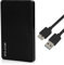 Storite Data Storage External Hard Drive 500GB USB 3.0 Portable & Slim Hardisk 2.5 HDD Data Backup & Games Store Hardrive Memory Expansion Harddrive For PS3 PS4 Mac PC Laptop Desktop (Black)