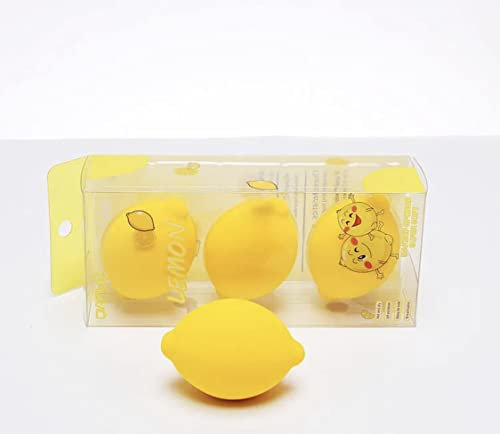Arya Beauty Lot de 3 éponges de maquillage / mélangeur de beauté (citron)