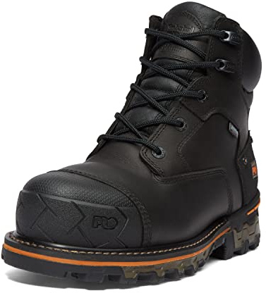 Timberland PRO Men's Boondock 6 Inch Composite Safety Toe Waterproof Industrial Work Boot, Black-2024 New, 11 Wide