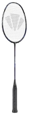 Carlton Velocitex V400 Badminton Racket, Dark Grey/Black (Matt)