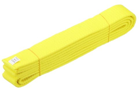 YELARXI Karate Belt, Martial Arts Ranking Belts Solid Cotton Double-Layered Core Long Soft Training Equipment