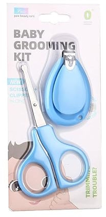 Set de Cuidado de Uñas para Bebé,Ideal para Niño y Niña,Azul