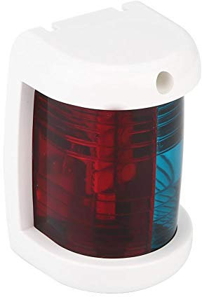 KIMISS 12V LED Mini Navigation Light Lamp for Marine Boat Yacht Bi-Color Green/Red