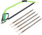 AB Tools 24” Heavy Duty Bow Saw Wood Logs Trees Branches Finger Guard + 6 Blades