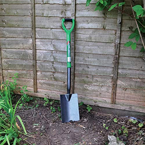 Unibos Have Duty Digging Spade Carbon Steel Handle Leaf Lawn Rake Soft Grip/Comfort New Spade