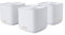 ASUS Ai Mesh AX-WLAN System ZenWiFi XD4 Weiß (3in1 Mesh Zugangspunkte-Set, AX1800 WiFi 6, 2x Gigabit LAN, App Steuerung, unterbrechungsfreies Roaming, AiProtection), 90IG05N0-MO3R20, 3er Set