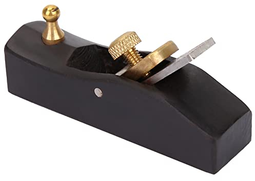 Uadme Mini-Handhobel, manuelles Glätten von Holztischler Holzbearbeitungshobel Holzhandwerkswerkzeug zum Beschneiden, Holzhobeln, Oberflächenglätten(80mm)