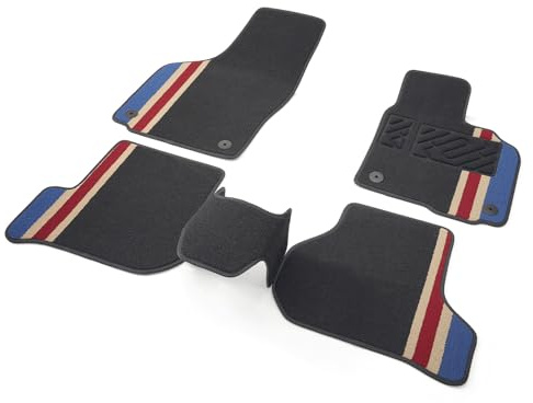 Crokomat Car Mats Fit Volkswagen VW Golf MK6 & Jetta 2009-2013 Luxury Floor Mats Velour Carpet Water Proof Wear-Resistant Car Accessories For 2009 2010 2011 2012 2013