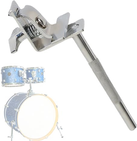 Teksome Support pour cloche de vache – Support de montage pour batterie de jazz, blocs de confiture, tambourin robuste