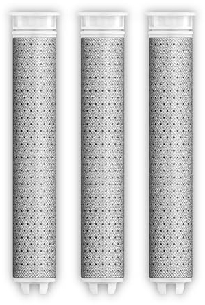 Philips Water Shower Head with Filter - Replacement Filter Pack of 3, Effectively Removes Chlorine and Other Large Particles, 1 Month Filtering Time
