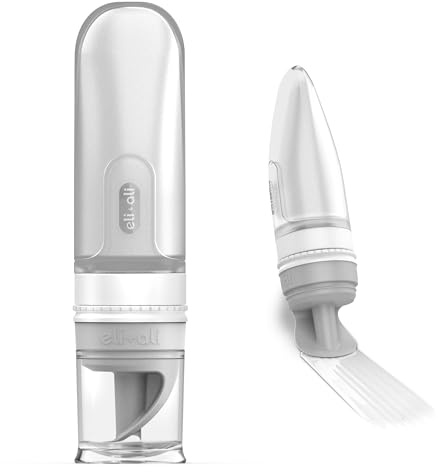Eli & Ali Swiper Tube - Refillable No-Touch Cream Applicator, Grey 1pk