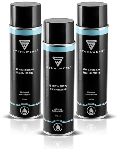 3 x detergente per freni e sgrassatore a freddo STAHLWERK per la pulizia 500 ml