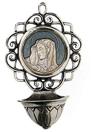 Holyart Bénitier 6 cm avec Vierge Argent 800