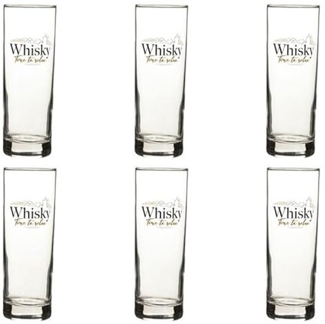 Paris Prix Secret de Gourmet - Lot de 6 Verres à Whisky Relax 31cl Transparent