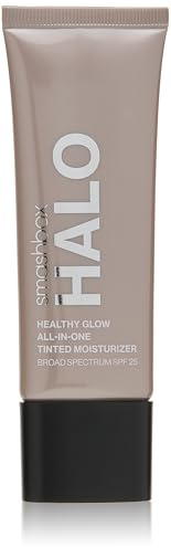 Smashbox Halo Healthy Glow All-in-One getönte Feuchtigkeitscreme LSF 25, leichte bis mittlere Deckkraft, Hyaluronsäure, ölfrei + Anti-Feuchtigkeit, 400 ml