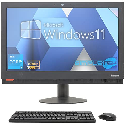 Lenovo Computer All in One 24 ThinkCentre M900z Core i5 fino 3.30GHz Windows 11 Pro | 16GB RAM DDR4 e SSD 480GB DisplayPort (Ricondizionato)