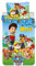 Juego de Ropa de Cama Infantil Compatible con Paw Patrol 140 x 200 cm y 70 x 90 cm (All Help)