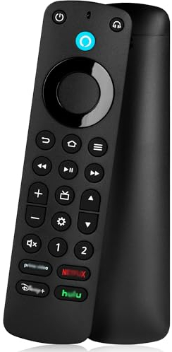 Sprachfernbedienung Ersatz mit Fernbedienung Finder Fit für Die meisten Fire Smart TVs Streaming Player, für Fire Smart TVs Stick Lite 4K Max und Smart TV 4 Series