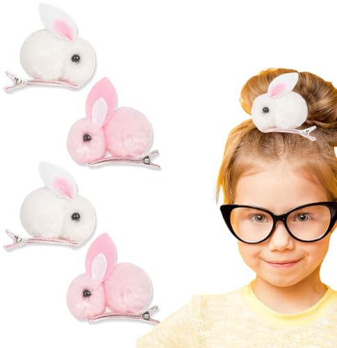 JEYORZY 4 pièces Pinces à Cheveux Mignonnes Mode Filles Accessoires, Barrettes Enfants, Couleur Barrette Cheveux Petite Pince Cheveux Accessoire pour Bebe Fille Enfant