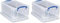 Really Useful Storage Box 9 Litre Pack of 2 - Color: Clear