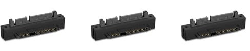 Remingtape 3 Pz SFF-8482 SAS Femmina un 15 Pin Testa Curva Convertitore Adattatore Angolo di 90 Gradi per Della Scheda Madre