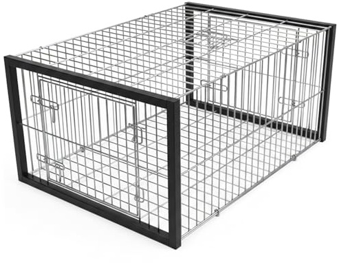 Flyktsäker djurduva fälla med två envägsingångar – rostbeständig bakad målarram fågelbur för utomhus tak hemmabruk (svart 40 x 30 x 26 cm)