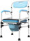 HENGMEI Silla de ducha y de WC inodoro placa de asiento Respaldo ergonómico