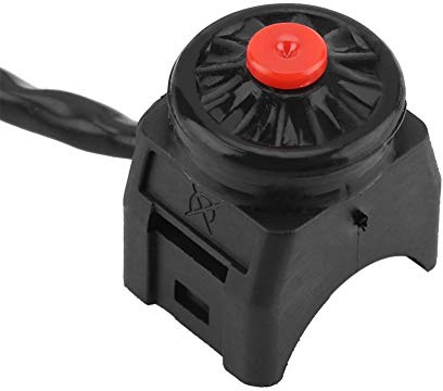 Interruttore clacson manubrio,interruttore manubrio moto, interruttore di avviamento per moto, 1 pezzo 22mm 7/8 Interruttore universale antifurto Pulsante clacson Stop manubrio per motocicletta