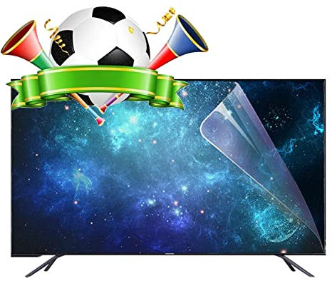 Matt Anti Glare TV Skärmskydd för 75-85 tums Standard eller Curved Monitor, Anti Blue Light Display Filter, rotektion ögon och sömn bättre,85inch 1902x1089mm